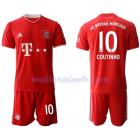 Maillot de Foot Bayern Munich Philippe Coutinho Correia 10 Domicile 2020-21 - Enfant